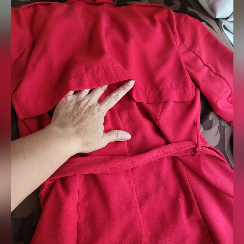 Winzor trench coat sz M - Picture 6 of 13